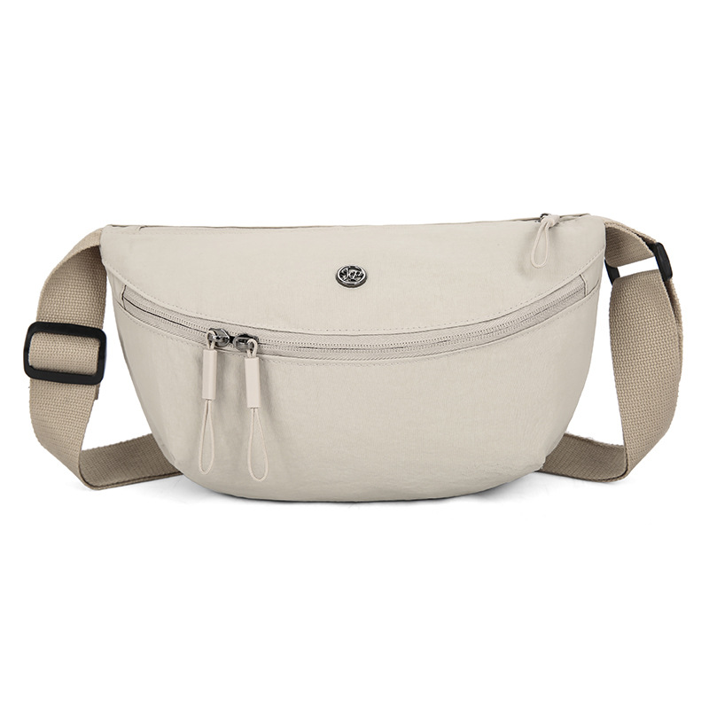 Bolso de mujer Bolso bandolera 2025 primavera nuevo estilo paño de nailon ligero bolso de madre de moda bolso de hombro simple urbano compras