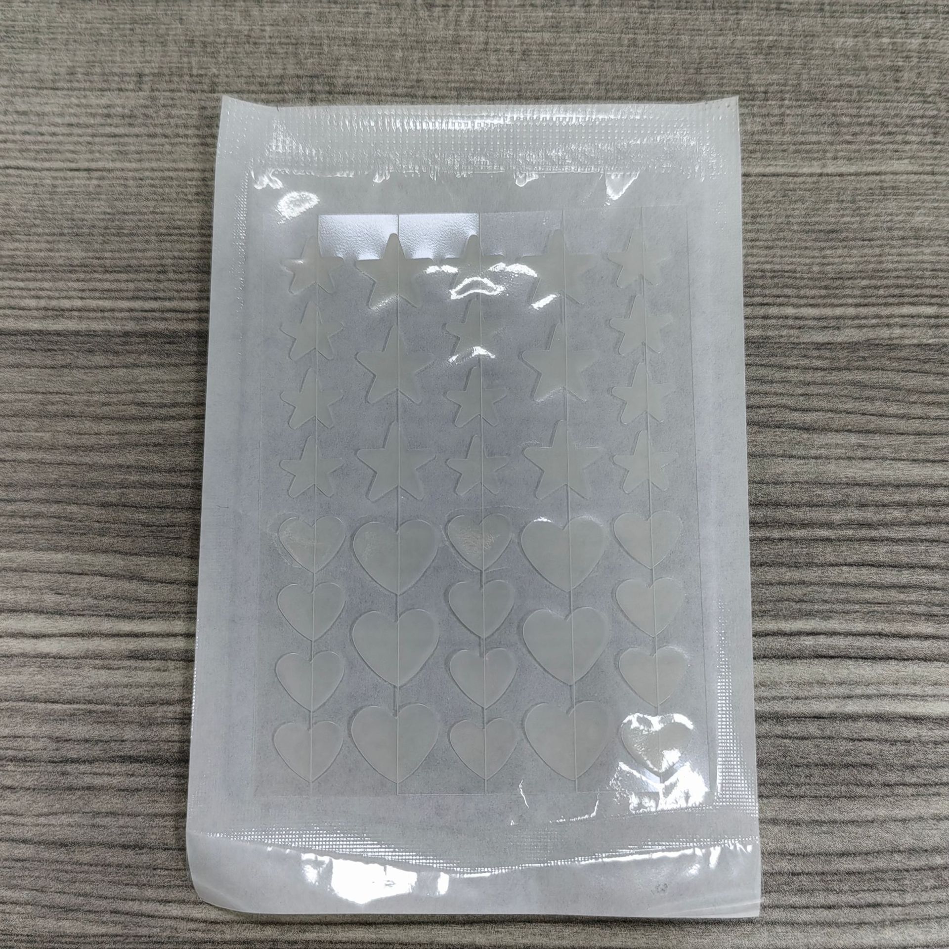 투명컬러 하트스타스타일 36캡슐/시트