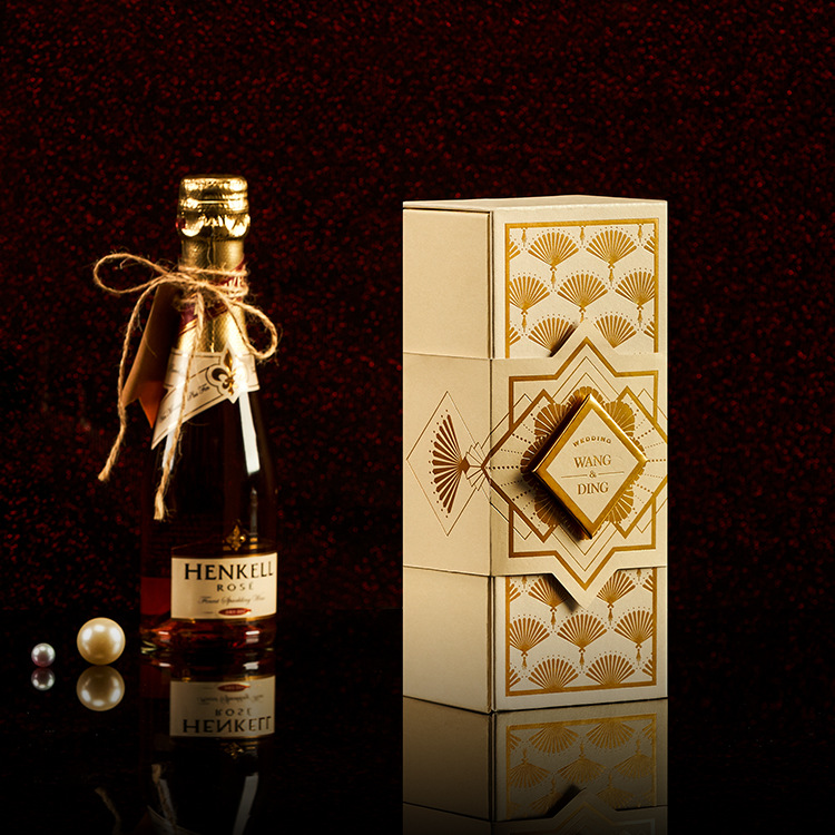 喜礼伴手礼盖茨比ARTDECO欧式烫金复古质感喜糖礼品盒商务开业礼