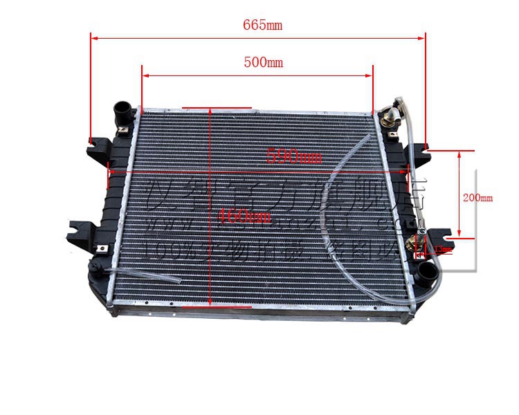 Radiador del tanque de la carretilla elevadora 12181000108 para el enfriador de aluminio del tanque de la carretilla elevadora Linde 1218 Yanmar