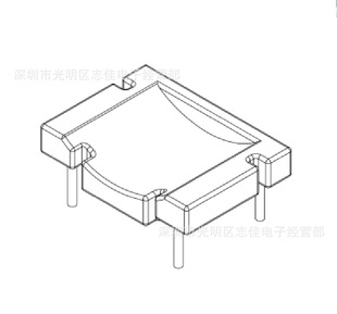 253磁环电感底座base底座2+2针干式底座卡座磁环基座干式-阿里巴巴