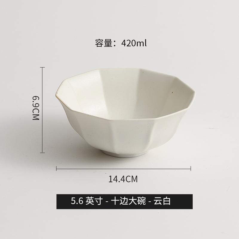 Tacos de arroz de cerámica japonesa retro Tacos de arroz