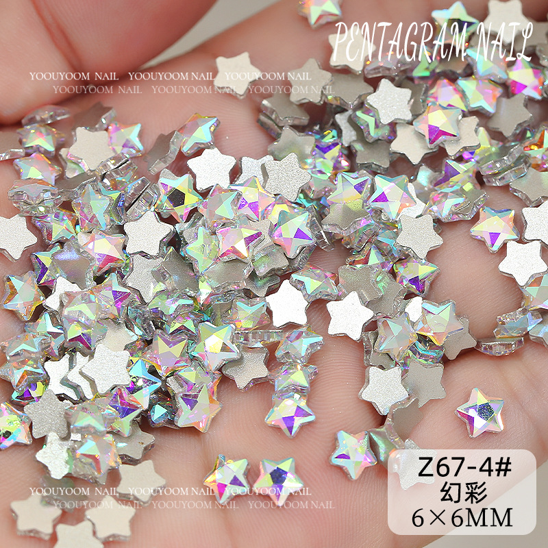 z67-4#심포니 6*6mm 1개