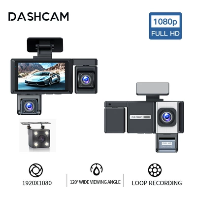 vision, and 360-degree recording ° – Driving recorder - c-8-3inch-four-records