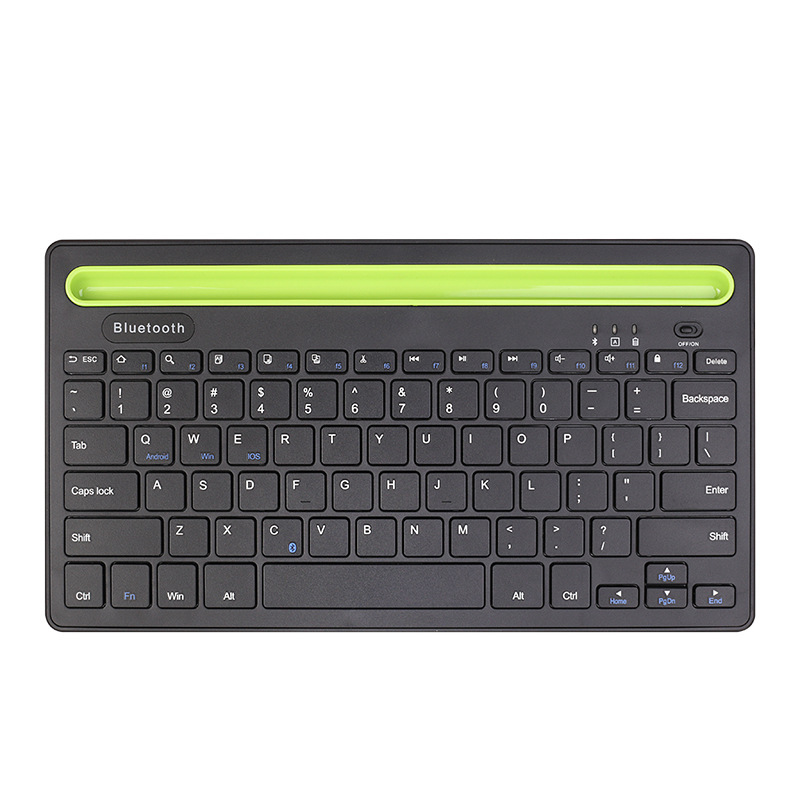 RK-908 Bluetooth keyboard adapted to laptop mobile phone tablet groove bracket built-in lithium battery charging model