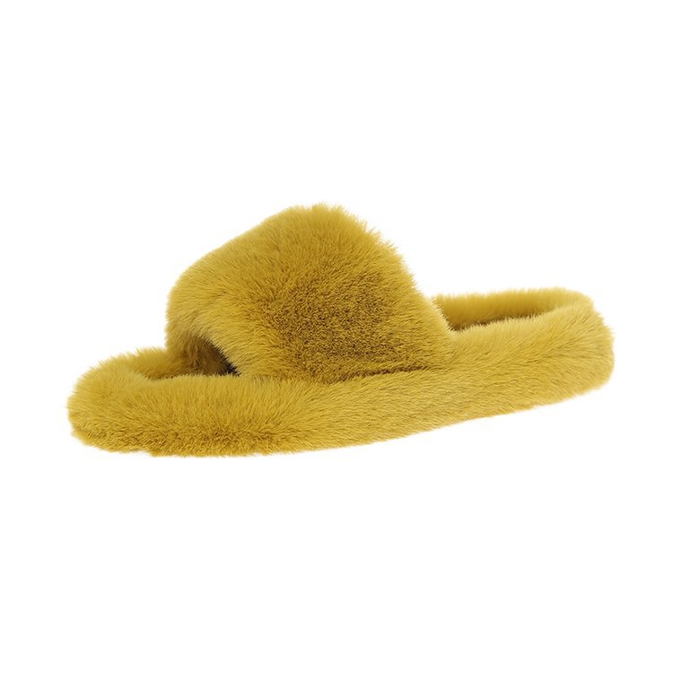 Thick-Soled Wool Slippers NSDFX81611