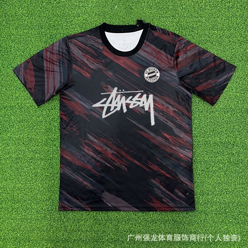 Stussy斯图西球衣弗拉门戈国米意大利纪念版葡萄牙日本短袖足球服|undefined