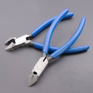 Chrome Vanadium Steel E-Type Top Cutting Pliers, Shoe Leather Nail Pulling Pliers, Cutting Pliers, Twisting Pliers, Multifunctional Pliers with Stripping Wire