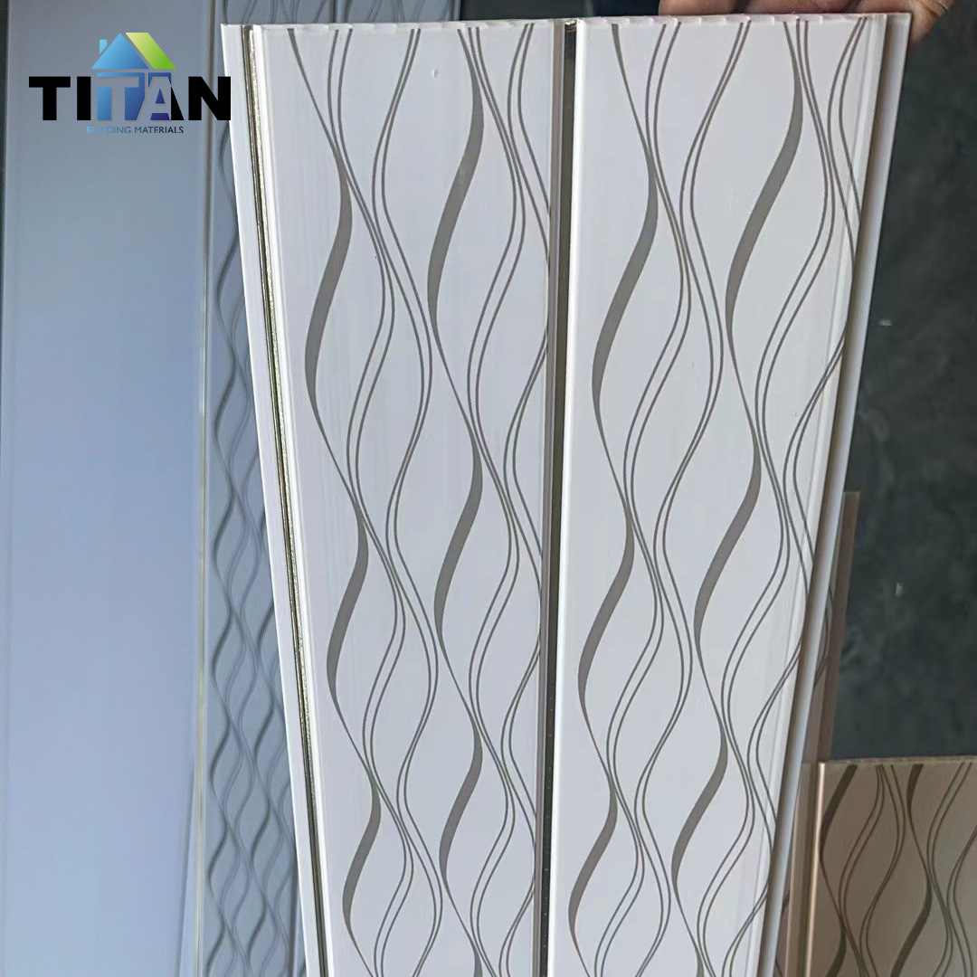 Suministro directo de fábrica de techo 250*10 tablero de pared integrado de PVC autoinstalado tablero de montaje rápido a tope de costura de PVC