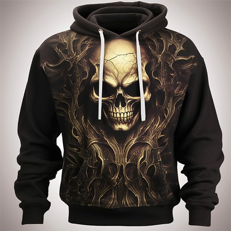 Skull Men's Fashion 3D Printed Hoodie Sports Outdoor Vacation Hoodie Spring and Autumn Designer Hoodie Skull Men's Fashion 3D Printed Hoodie Sports Outdoor Vacation Hoodie Spring and Autumn Designer Hoodie