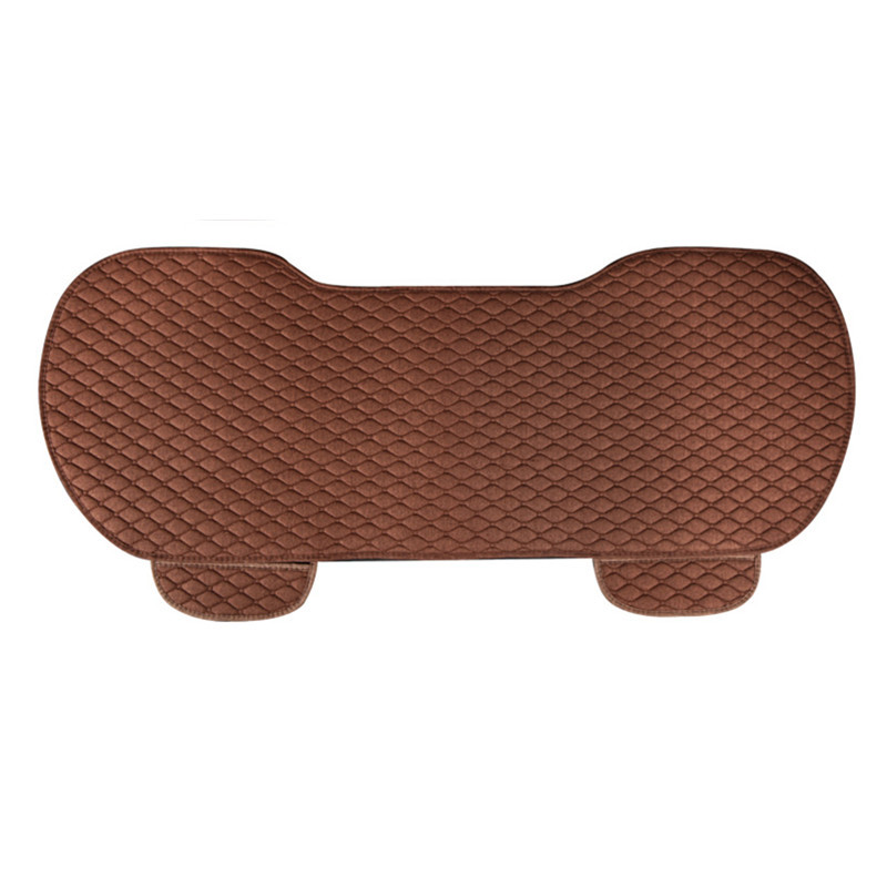 Seat cushion, seat cover: Xiao Ling Rhombus Flax Car - small-rhombus-linen-fashion-coffee-rear-row-one-piece