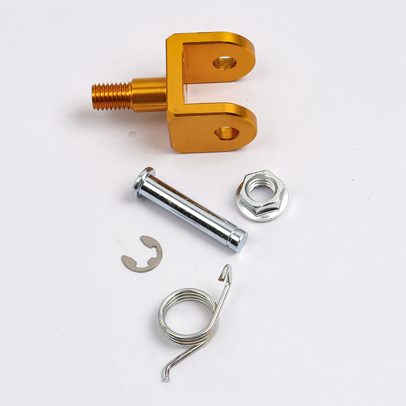 Modified parts suitable for Surron Light Bee and Tali include left and right footpeg brackets, footrest connecting brackets, and footrest forks