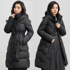 国境を越えた対外貿易ダウン綿服女性冬の新型韓国版厚手の綿入れの上着芸考生綿服保温長金