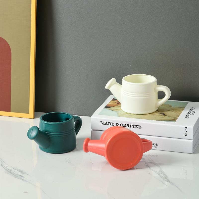 Jarrón decorativo de plástico estilo nórdico, resistente a caídas