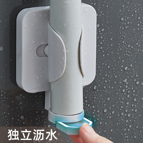 Electric toothbrush holder wall-mounted punch-free storage rack suction wall-mounted storage rack bathroom toothbrush storage rack