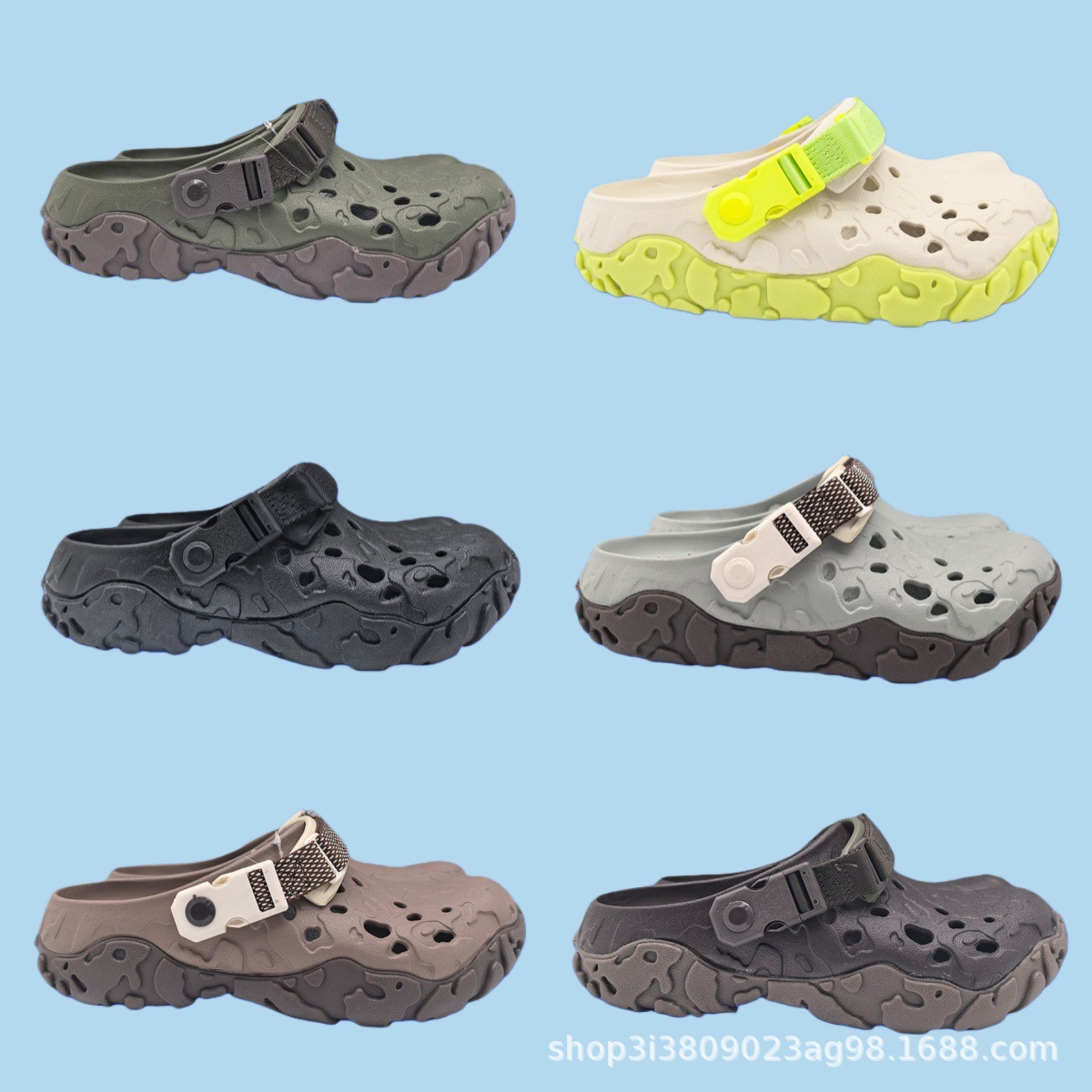 Cross特林坦克洞洞鞋户外沙滩鞋男鞋包头拖鞋凉鞋防滑