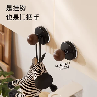 无痕挂衣服钩免打孔卫生间钥匙毛巾浴室门后壁挂真空旋转吸盘挂钩