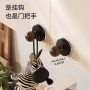 打孔卫生间旋转无痕衣服钩
