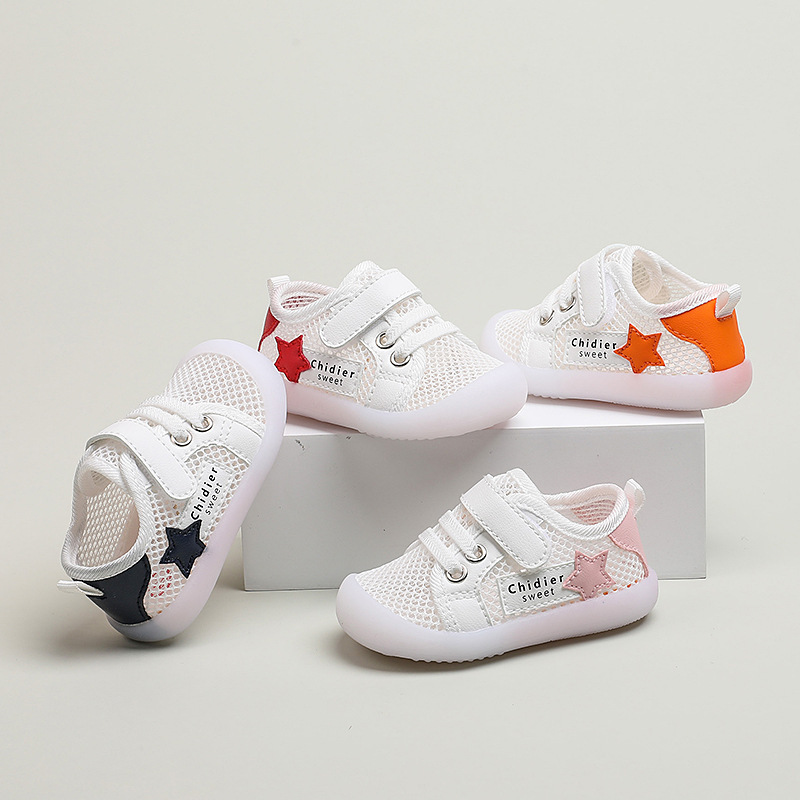 Zapatos casuales de malla para niños, primavera y verano, zapatos para niños pequeños de suela suave para niños, zapatos de malla para bebés para niñas, zapatos para niños, antideslizantes