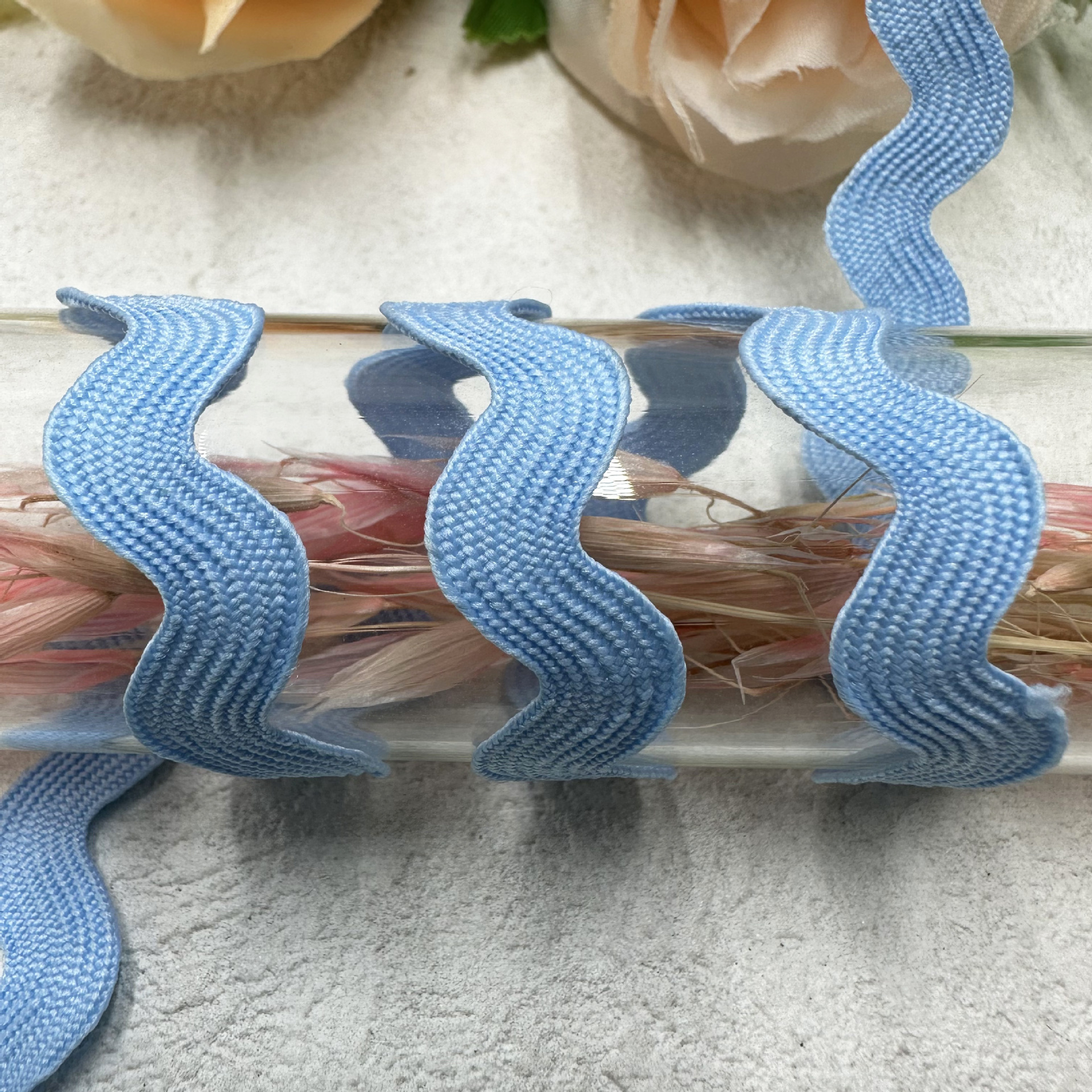 8mm onda sólida en forma de S curva banda de encaje cortina sombrero ropa infantil joyas de boda accesorios de ropa