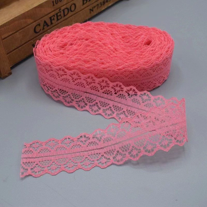 Lace Trim Model 1658-2, Polyester, 3 cm Width, 400 yd Roll, 30 Colors