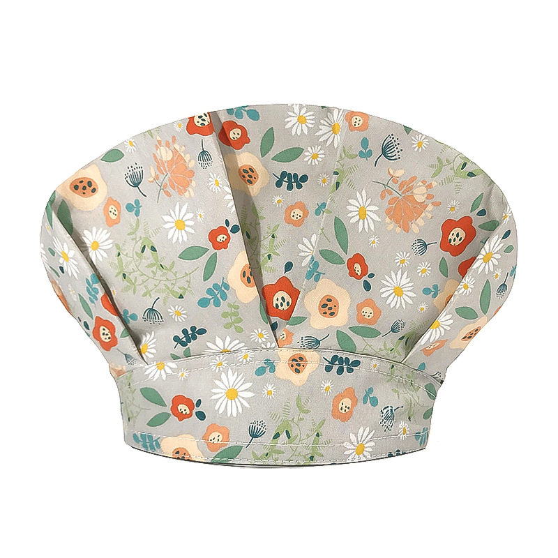Tapa de operación directa de fábrica impresión femenina pequeño animal lindo sombrero de enfermera algodón salón de belleza odontología oral sombrero