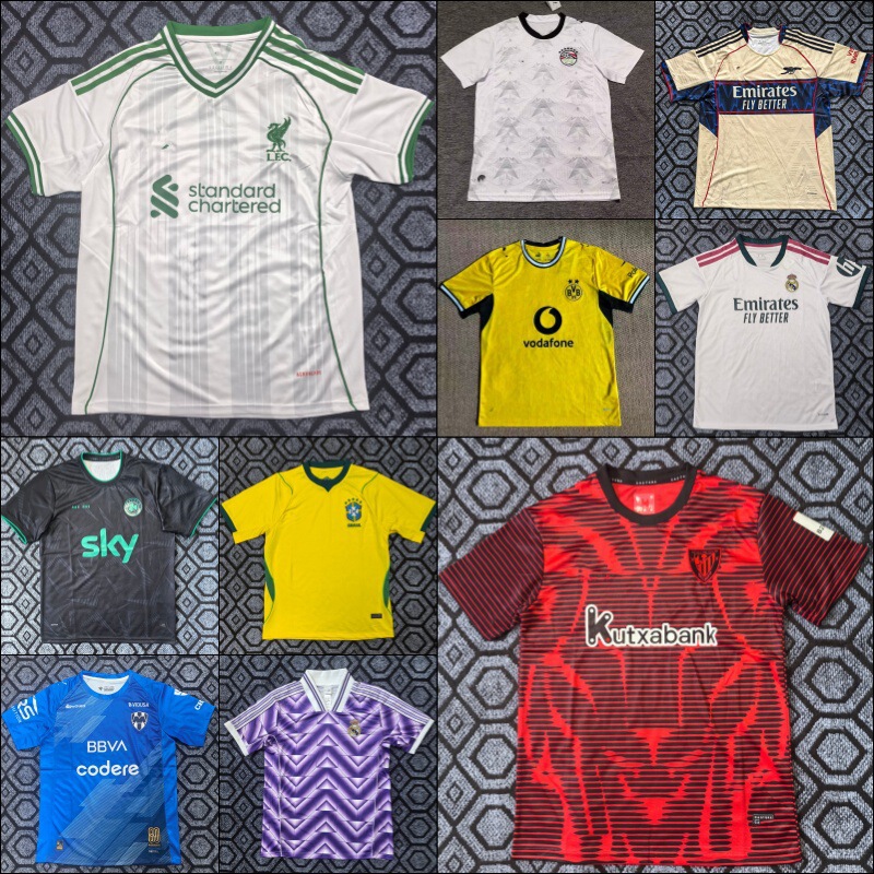 2627 Thai New Model Jerseys Real Madrid Arsenal Liverpool Dortmund Brazil France England Football Shirts 2627 Thai New Model Jerseys Real Madrid Arsenal Liverpool Dortmund Brazil France England Football Shirts