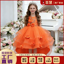 童礼服;童连衣裙;儿童发饰