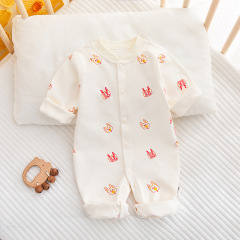 Boneless Pure Cotton Baby Onesie Newborn Baby Romper 0-12 Months Baby Close-Fitting Clothes Wholesale Anyang 