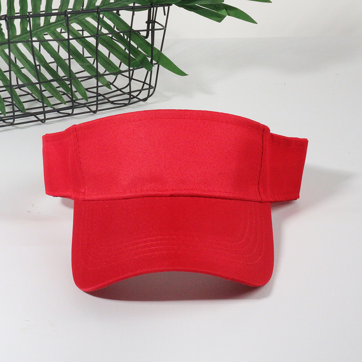 Unisex Solid color light plate empty top cap sunblock shade casual dopamine-color fashion trend men's and women's baseball caps_voghion.com