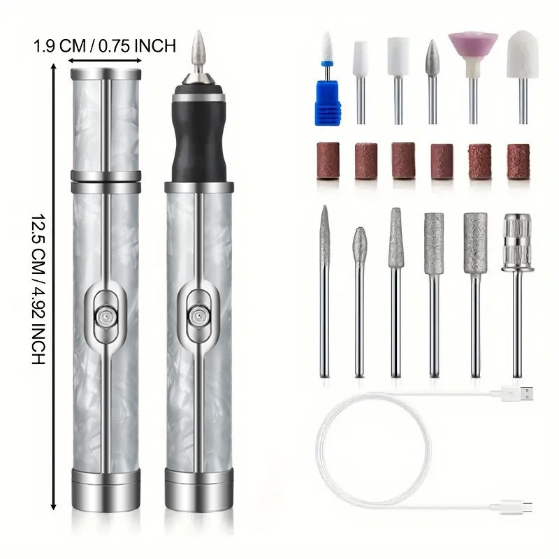 家用迷你打磨抛光工具便捷电动美甲打磨机卸甲机器电动磨甲美甲器|undefined