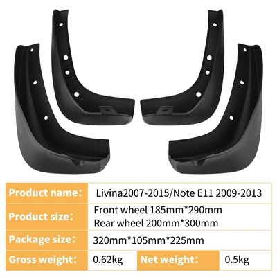 Suitable for Livina Mudguard