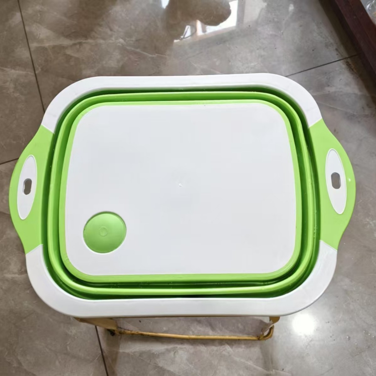 Cesta multifuncional plegable grande para lavar y escurrir verduras, muy vendida en Amazon y TikTok, para venta al por mayor, artículos de cocina