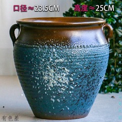 特別オファー陶器ポット大型レトロ粗い陶器多肉植物植木鉢大口径古い植物蘭ベニヤマツイチソウ特別なZezhi