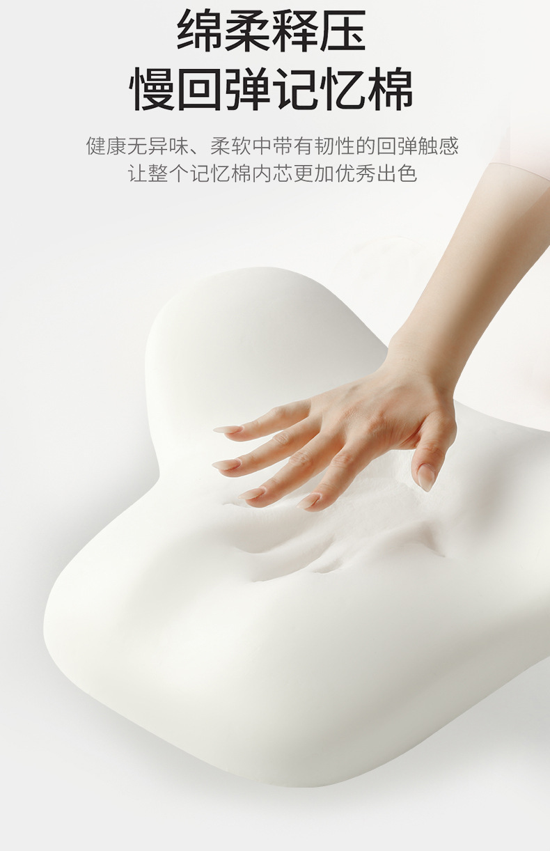 Wholesale Car Headrests and Lumbar Supports for Foreign Trade, Memory Foam Car Cushions, Lumbar Pads, Backrests, Neck Pillows for Cars, Custom-Made