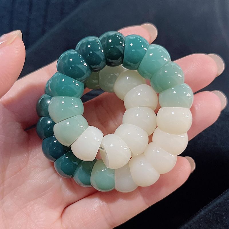 녹색 그라데이션 돼지 내장 11-12mm