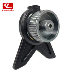 Outdoor round converter flat gas converter with bracket camping stove fixed gas tank butane gas stove head connector