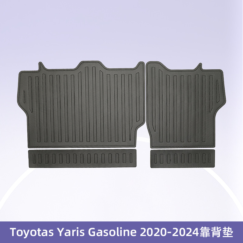 Europa para Toyota Yaris 2020 - 2024 combustible 3D todo el tiempo TPE cojín de pie de automóvil