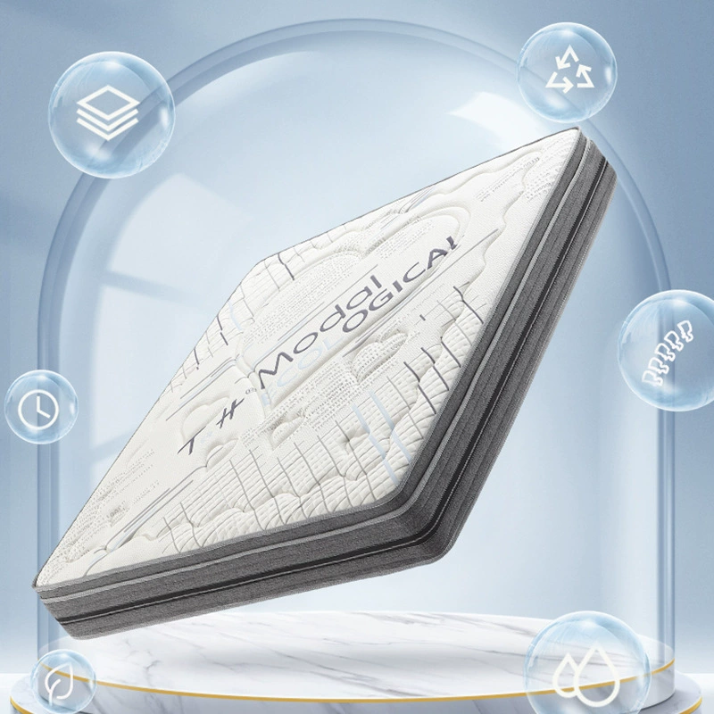 Бытовая латексная подушка Simmons, независимая пружина в кармане, 3D воздушное волокно, водонепроницаемый, противоклещевой и дышащий матрас