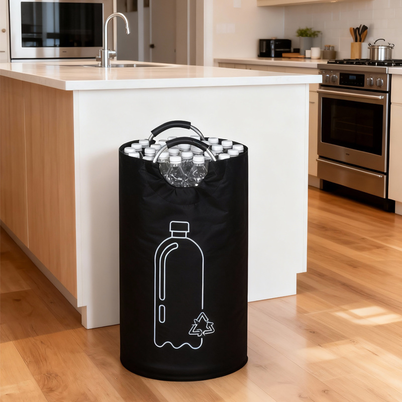Nuevo transfronterizo plegable cesto de ropa sucia botella de cola reciclaje barril de ropa de gran capacidad bolsa de almacenamiento de juguetes