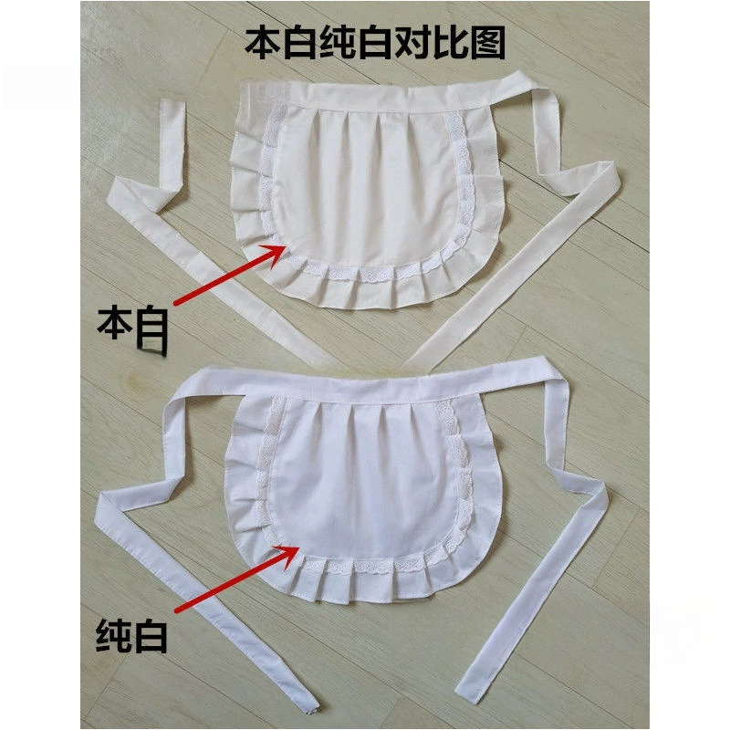 Оптовая продажа детских фартуков от производителя: универсальные белые хлопковые фартуки без рукавов до середины бедра с доставкой в стиле принцессы.