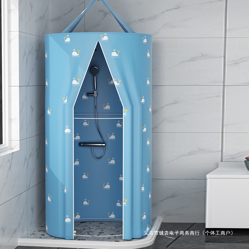 Circular bath tent warmth thickened bath cover insulated bath tent household winter bath curtain foldable adult