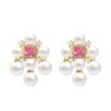 Classic fashionable elegant earrings for princess from pearl