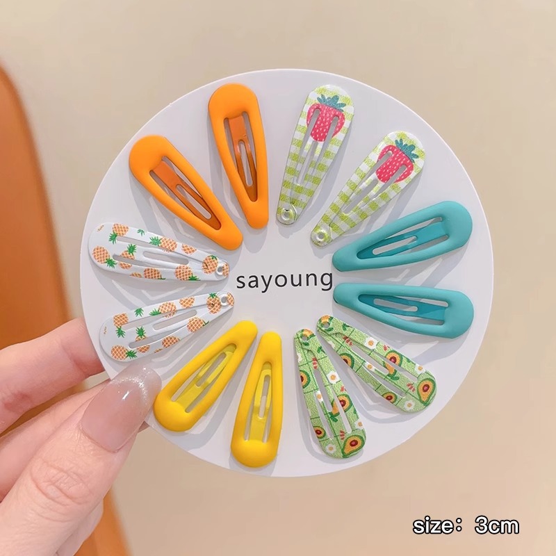 Pequena coreana para niños clip de cabello BB niñas bebé no lastimar clip de cabello lindo mini clip de cabello pequeño clip de cabello