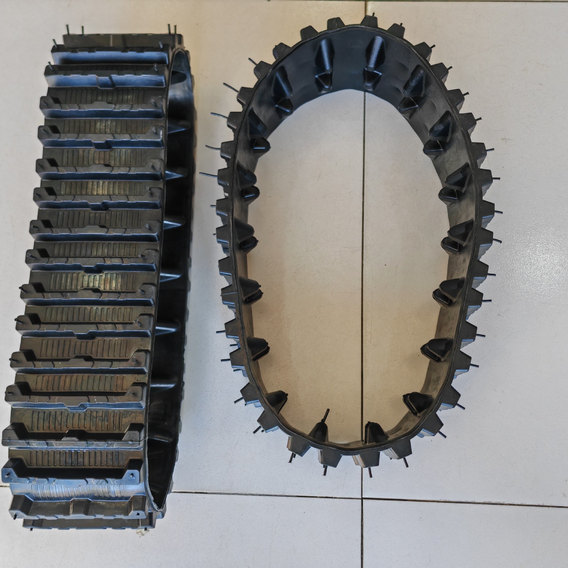 橡胶履带底盘大马力耐磨扫雪机履带ATV四轮越野摩托配件运输车轮