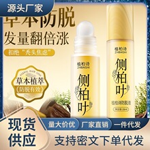 植柏诗侧柏叶固发防脱液育发防脱草本植物养护自带滚珠养发液工厂