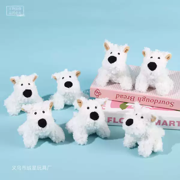 [蹲姿西高地裸狗]