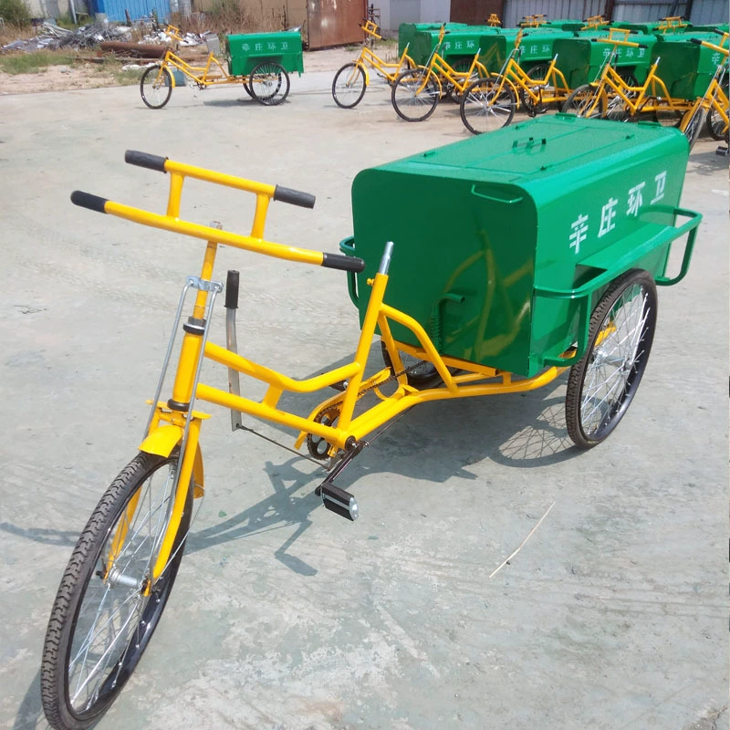 Steading sanitation garbage truck manufacturers dump three -wheeled compartment outdoor cleaning tricycle processing customization