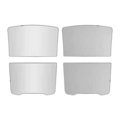 Suitable for Tesla Model Y New Version Sunshade M3 Ice Crystal Double-Layer Segmented Sunroof Sun Protection Magnetic Insulation Curtain (Car table board) - refreshed-model-y-split-ice-crystal-sunshade-original-car-color
