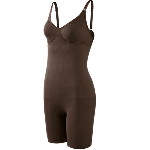 European and American body-shaping jumpsuit, tummy-tightening, waist-supporting, chest-pull-up bodysuit, waist-shrinking, butt-lifting, body-beautifying seamless body-shaping garment